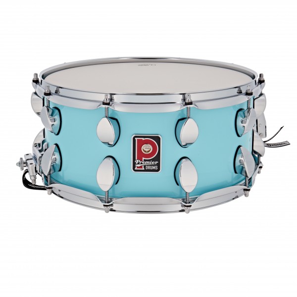 Premier Elite 14" x 6.5" Snare Drum, Baby Blue