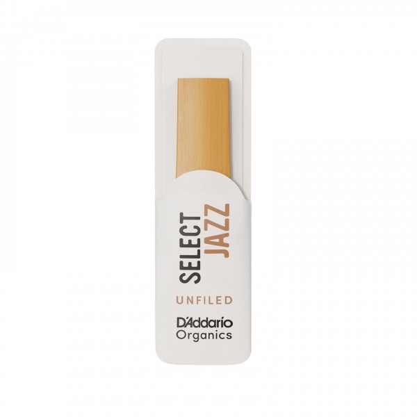 D'Addario Organic Select Jazz Unfiled Soprano Sax Reeds, 2H (10 Pack)