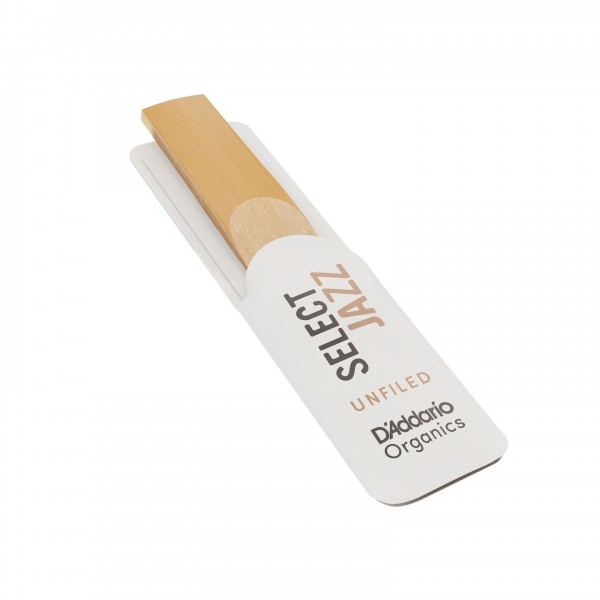 D'Addario Organic Select Jazz Unfiled Soprano Sax Reeds, 2H (10 Pack)