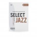 D'Addario Organic Select Jazz Unfiled Soprano Sax Reeds, 2S (10 Pack)