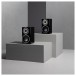 Monitor Audio Platinum 100 3G Bookshelf Speakers, Piano Black - Steps