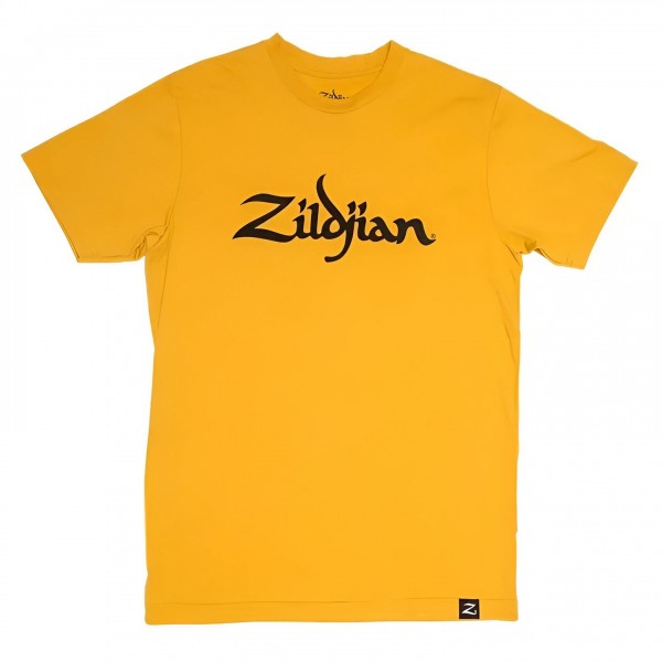 Zildjian Classic Logo T-Shirt Gold, Medium - Front