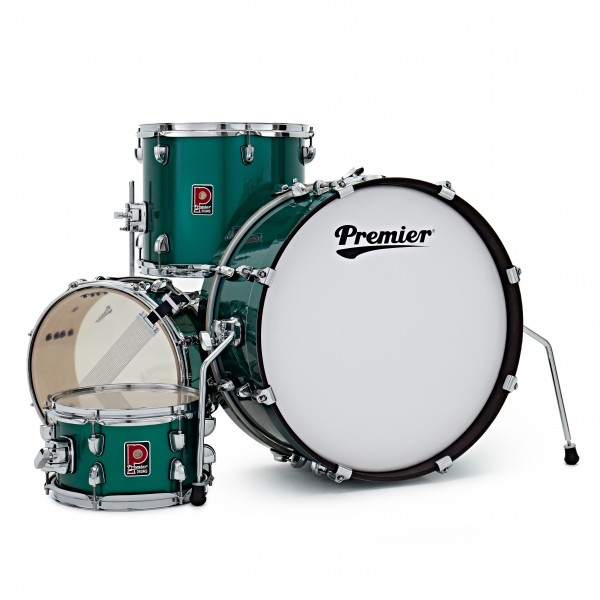 Premier Artist Club 100 20" 4pc Drum Kit, British Racing Green