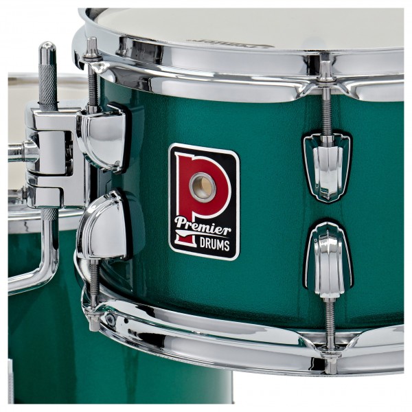 Premier Artist Club 100 20" 4pc Drum Kit, British Racing Green