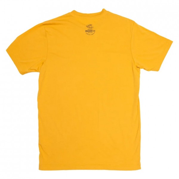 Zildjian Classic Logo T-Shirt, Gold - Rear