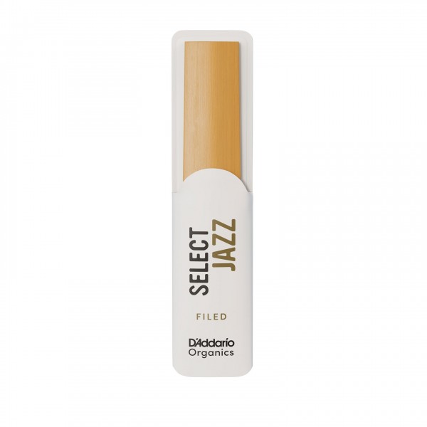 D'Addario Organic Select Jazz Filed Baritone Sax Reeds, 2H (5 Pack)