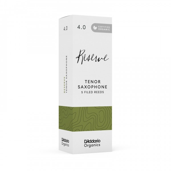 D'Addario Organic Reserve Tenor Saxophone Reeds, 4