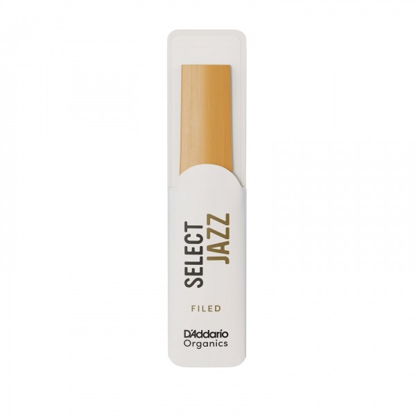 D'Addario Organic Select Jazz Filed Tenor Sax Reeds, 3S (5 Pack)