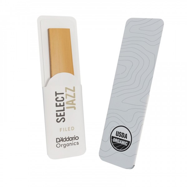 D'Addario Organic Select Jazz Filed Soprano Sax Reeds, 2S (10 Pack)