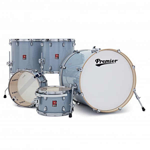 Premier Artist 22" 5pc Drum Kit, Steel Grey