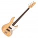 Fret King Black Label Perception Custom 4 Bass, Natural Ash