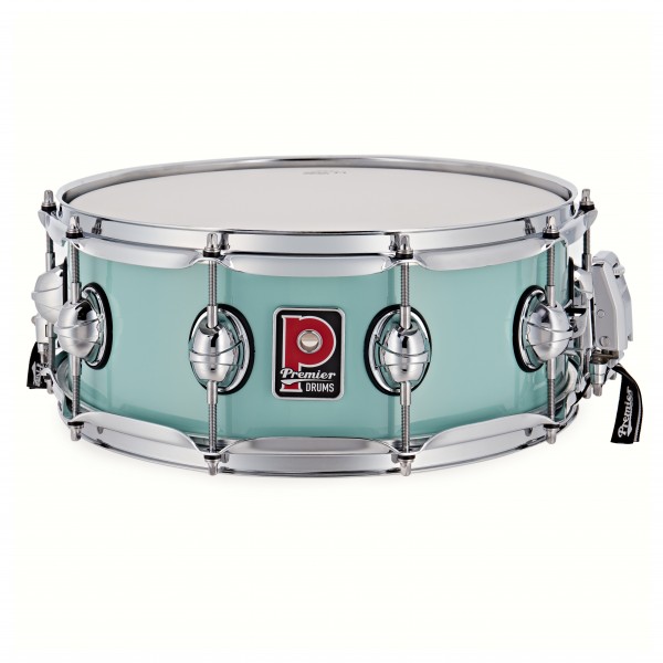 Premier Genista Maple 14" x 5.5" Snare Drum, Pistachio