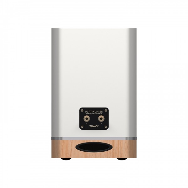 Tannoy PLATINUM B6-WH 2-Way Bookshelf 6.5" HiFi Loudspeaker rear view