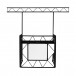 Equinox Truss Booth Overhead Kit (Matt Black) - Front