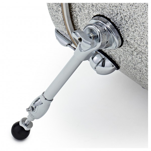 Premier Genista Maple 24" x 14" Bass Drum, Silver Sparkle