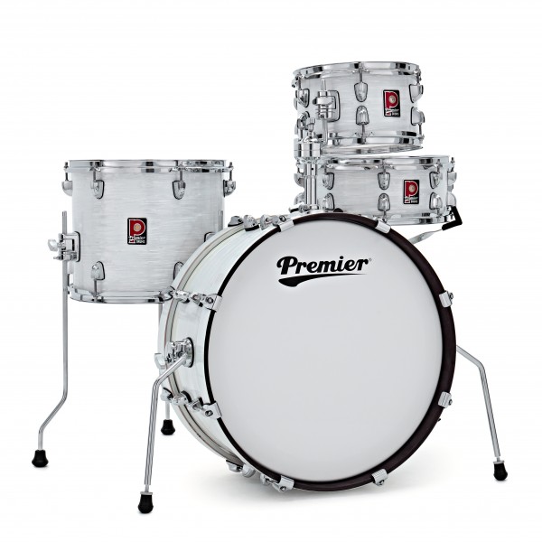 Premier Artist Heritage 20" 4pc Shell Pack, White Marine Silk