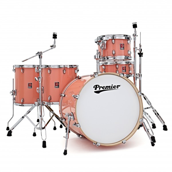 Premier Artist 22" 5pc Drum Kit, Pale Pink
