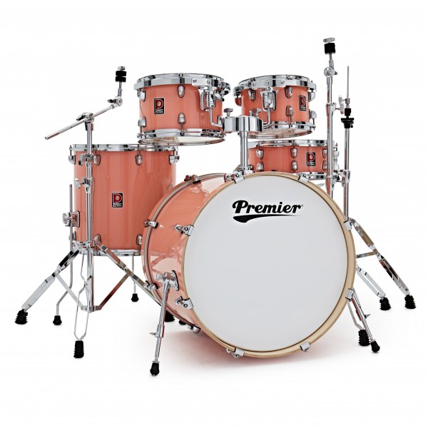 Premier Artist 22" 5pc Drum Kit, Pale Pink