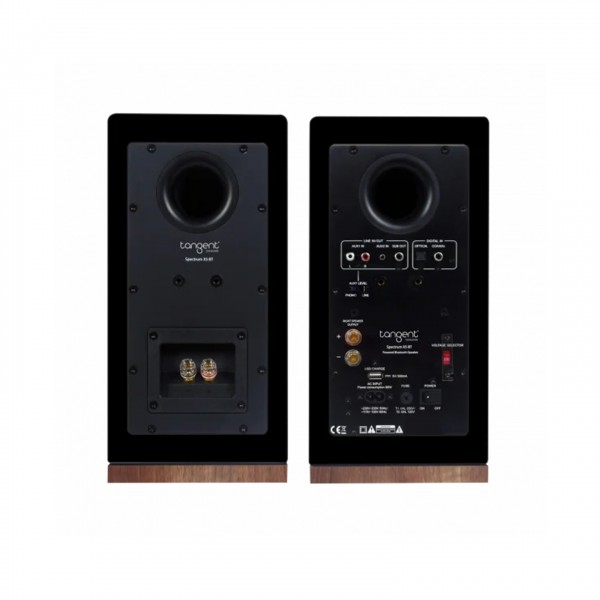 Tangent Spectrum X5 BT Phono Active (Pair), Black Back View