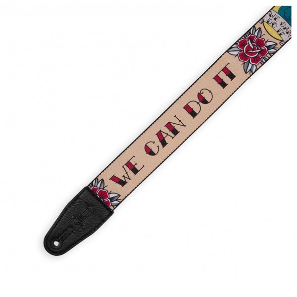 Levy's Prints Polyester w Leather Ends 2", Rosie the Riveter 2 
