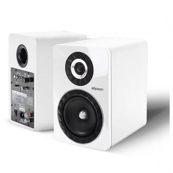 Elipson Prestige Facet 6B BT Wireless Speakers (Pair), White