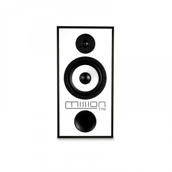 MISSION 770 2-Way Standmount Speaker (Pair), Black - Front