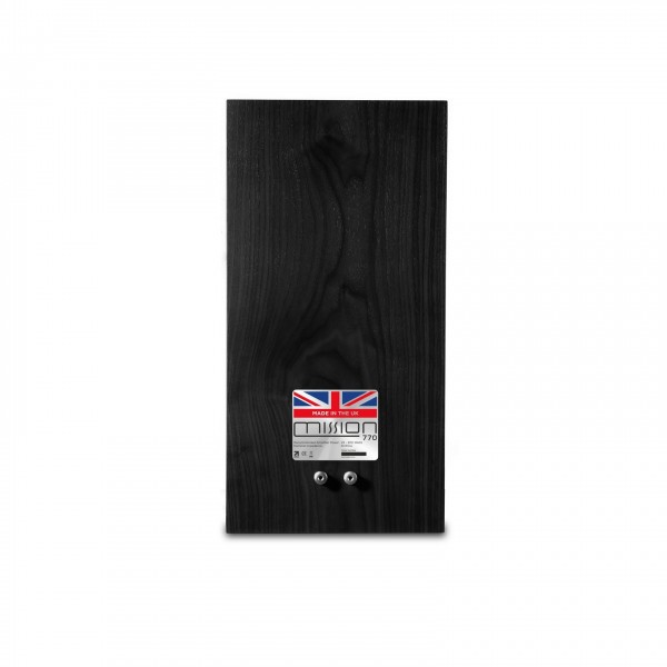 MISSION 770 2-Way Standmount Speaker (Pair), Black - Rear