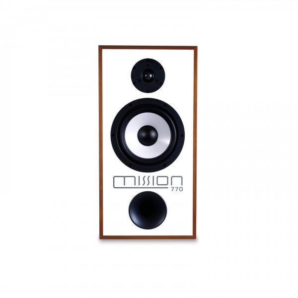 MISSION 770 2-Way Standmount Speaker (Pair), Walnut - Front
