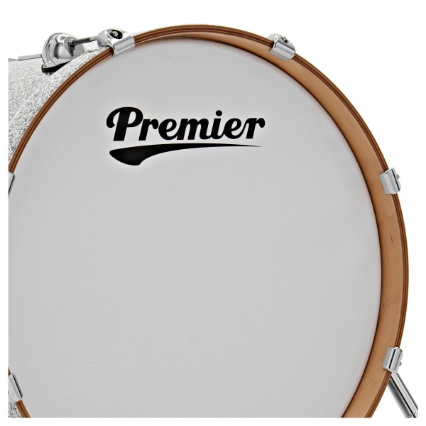 Premier Genista Maple 20" x 16" Bass Drum, Silver Sparkle