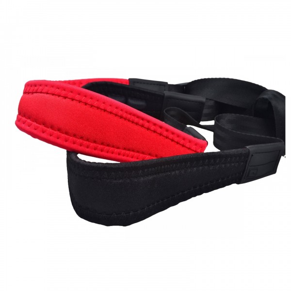 Stagg Adjustable Flex Saxophone Strap, Red