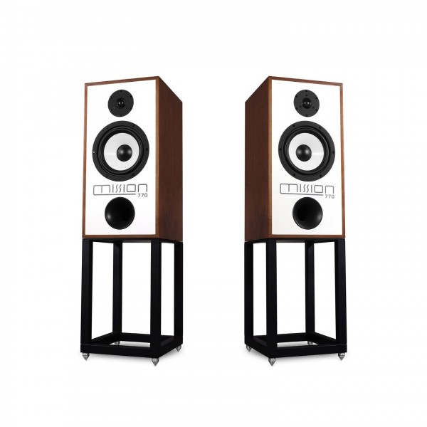 MISSION 770 with stand (Pair), Walnut - Angle 1