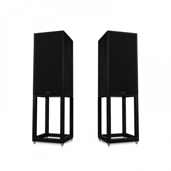 MISSION 770 with stand (Pair), Black - Angle 1 Grille