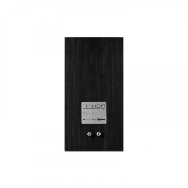 MISSION 700 Bookshelf Speakers (Pair), Black - Rear