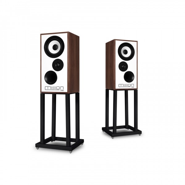 MISSION 700 with stand, Walnut - Pair