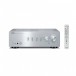 Yamaha A-S301 Amp Silver and Remote Front View