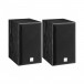 DALI SPEKTOR 1 Speakers, Black Ash Front View With Cover