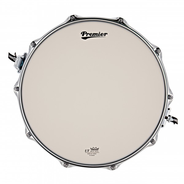 Premier Genista Classic 14" x 7" Snare Drum, Aqua Sparkle
