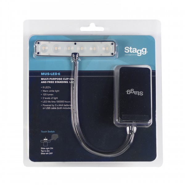 Stagg Multipurpose Clip-on LED Light - 4