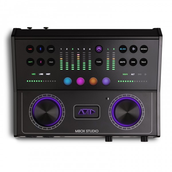 Avid Mbox Studio USB-C Audio Interface - Top