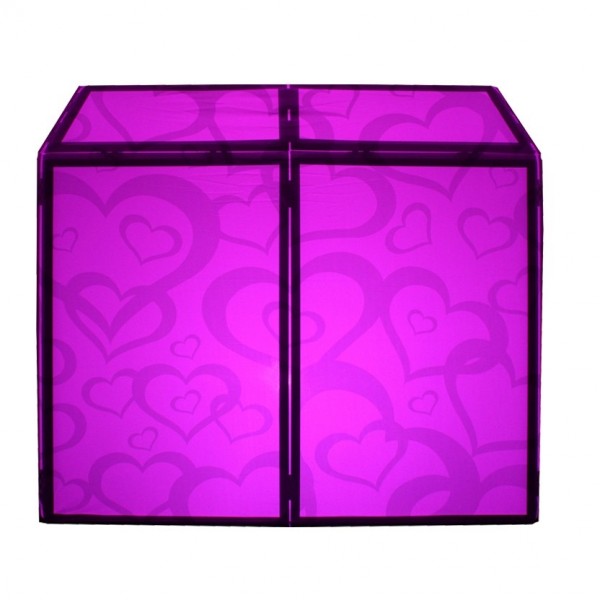 Equinox DJ Booth Lycra, Heart Design