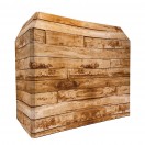 Equinox DJ Booth Lycra, Wood Effect Design