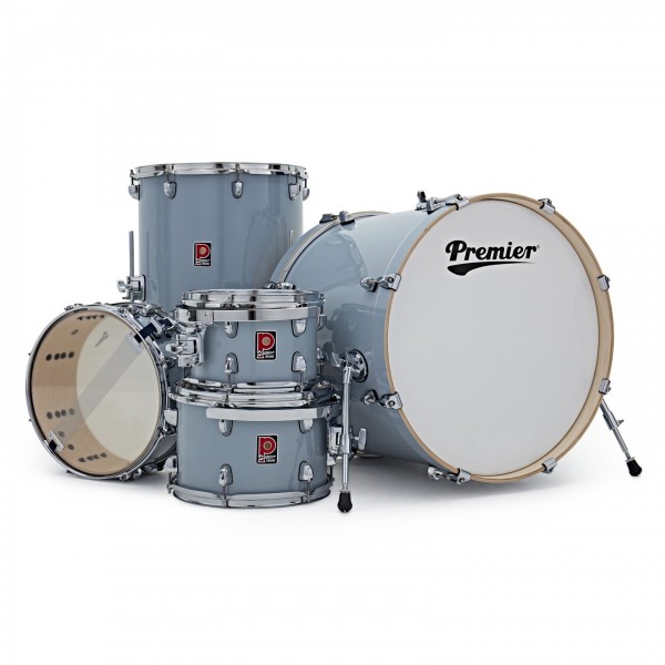 Premier Artist 22" 5pc Drum Kit, Steel Grey