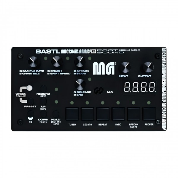 BASTL MG Monolith Monophonic Granular Sampler, Black - Top