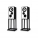 MISSION 700 Stand - Pair Black Speakers