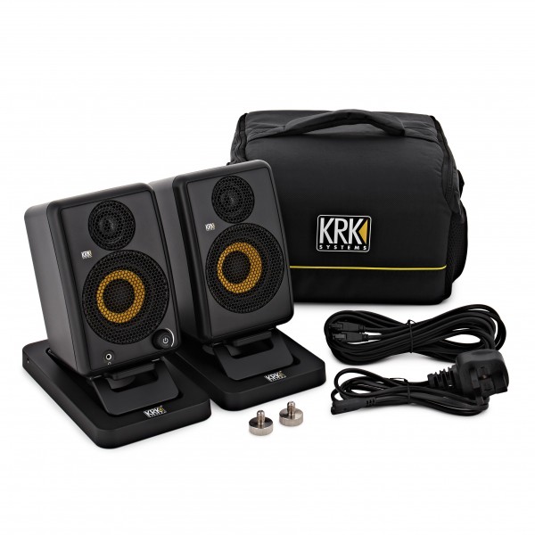 KRK Go Aux 3 Inch Portable Monitors