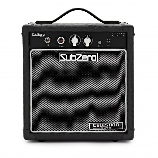 SubZero Saturn-5V Celestion Super 8 Tube Amp Combo, Black