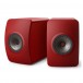 KEF LS50W MKII Special Edition Wireless Speakers (Pair), Crimson Red (2)