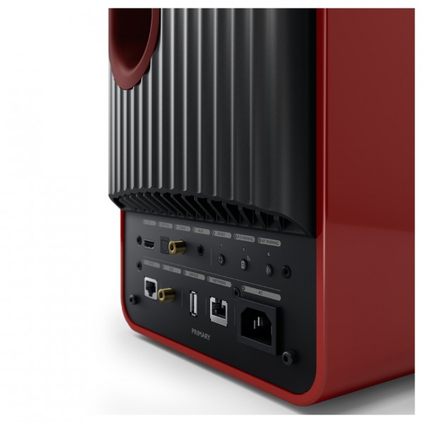 KEF LS50W MKII Special Edition Wireless Speakers (Pair), Crimson Red (7)