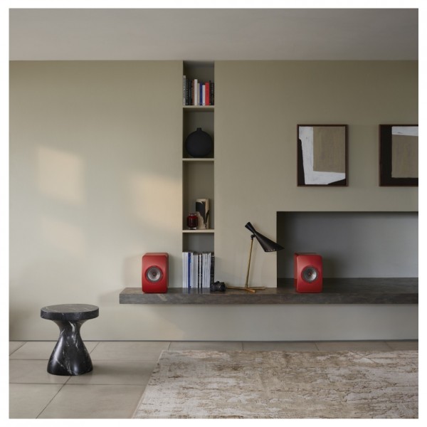 KEF LS50W MKII Special Edition Wireless Speakers (Pair), Crimson Red (8)
