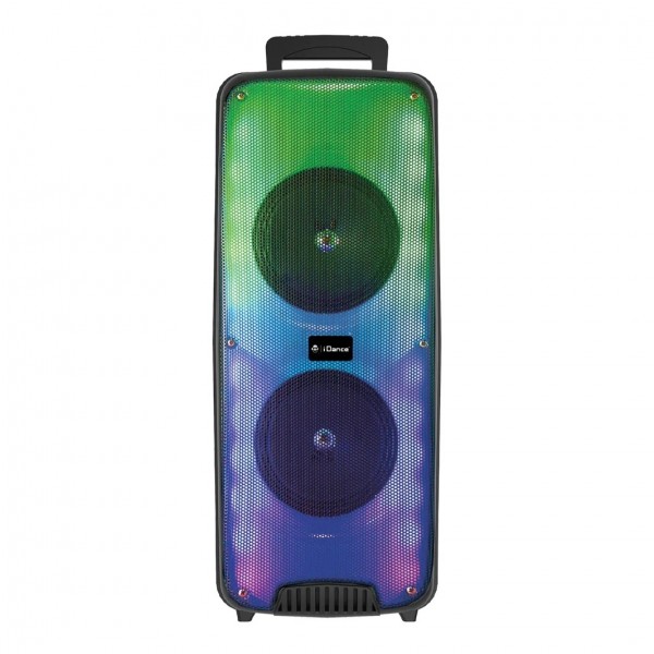 iDance GOPTY4 Portable Bluetooth Karaoke Speaker with LED Effects - Front